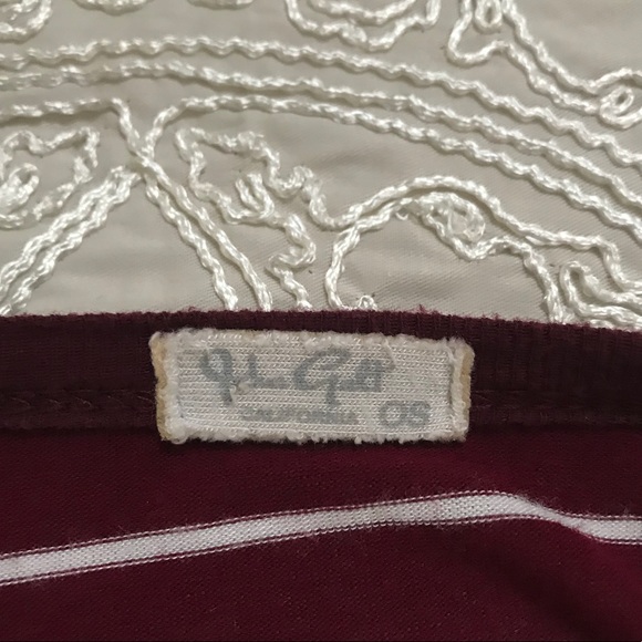 Trendy Striped T-Shirt  ~ size OS - Picture 3 of 3